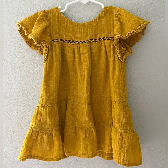 Zara Mustard Toddler‎ Dress - Picture 1 of 5